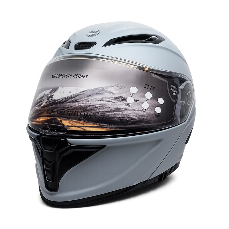 Casco para moto - Itaca - Celta Gris Mate