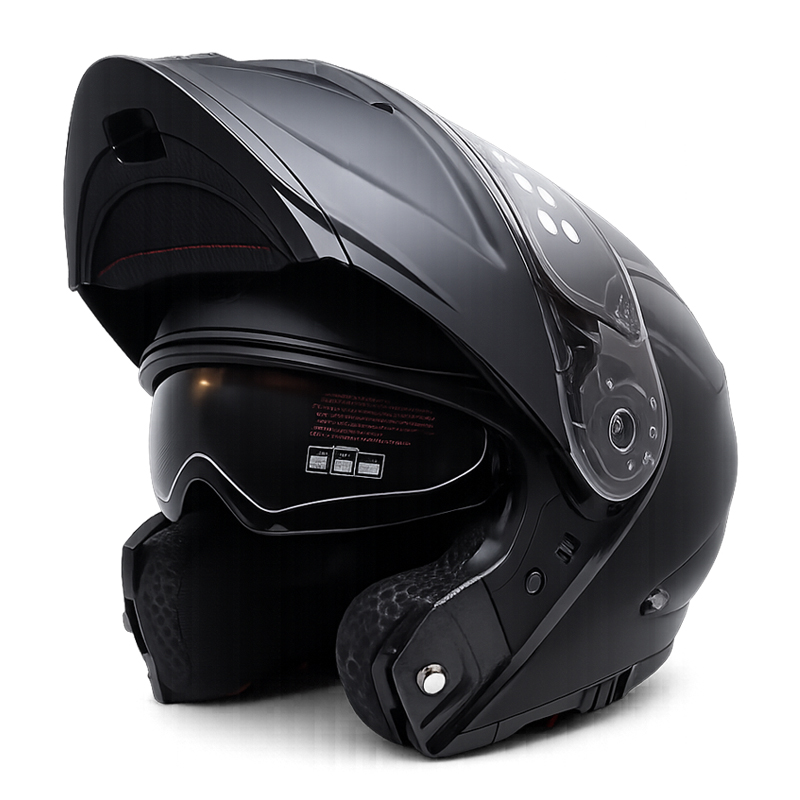 Casco para moto - Itaca - Celta Negro Mate - Imagen 2