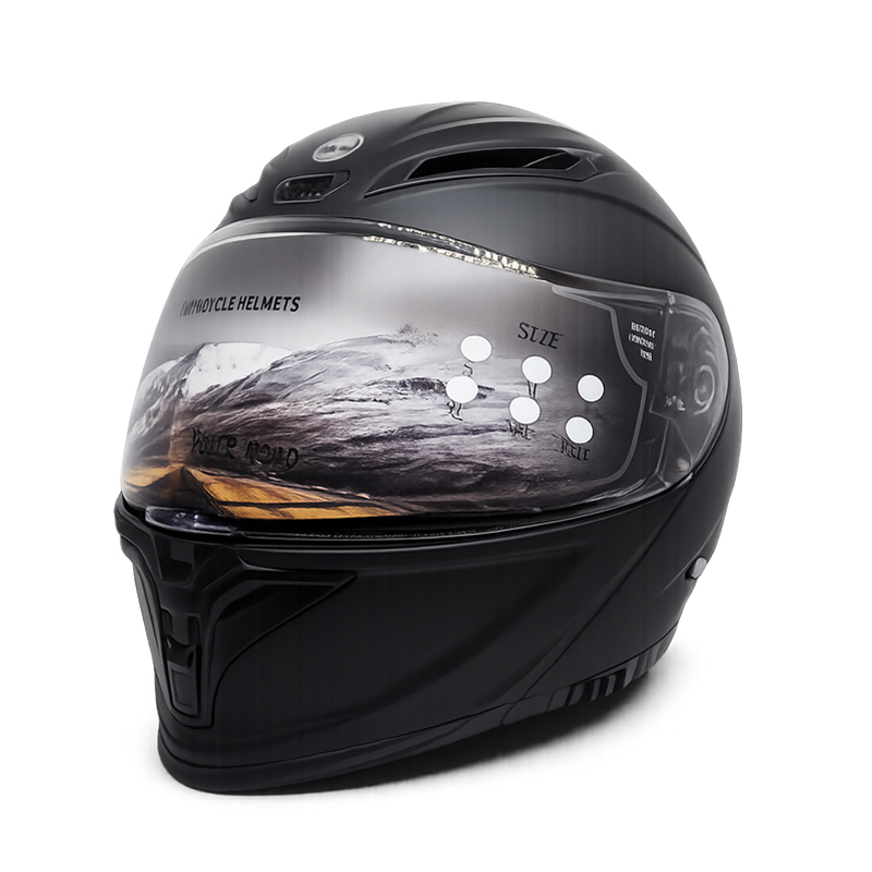 Casco para moto - Itaca - Celta Negro Mate