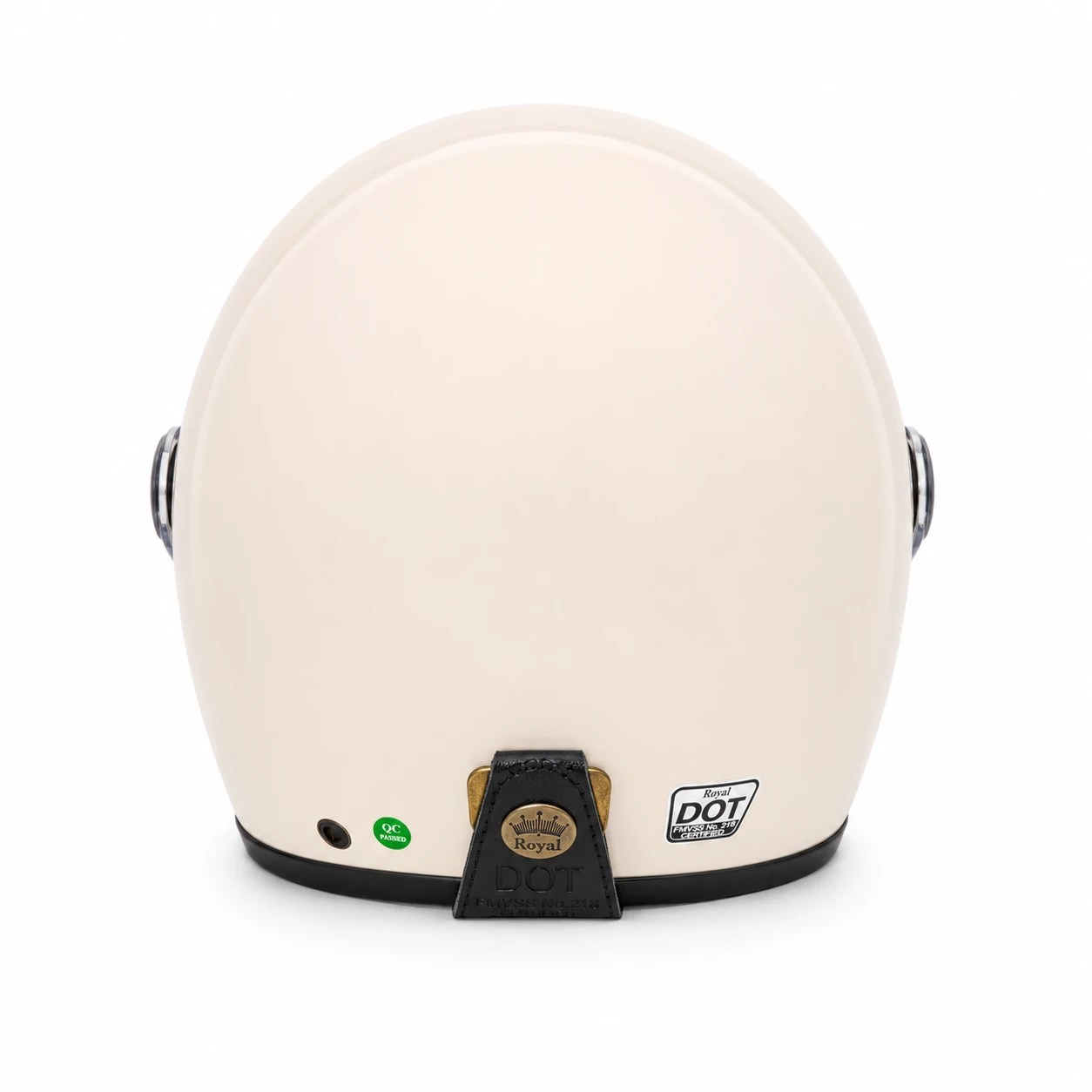 CASCO PARA MOTO - ROYAL M-20K / MILK / BRILLO - Imagen 4